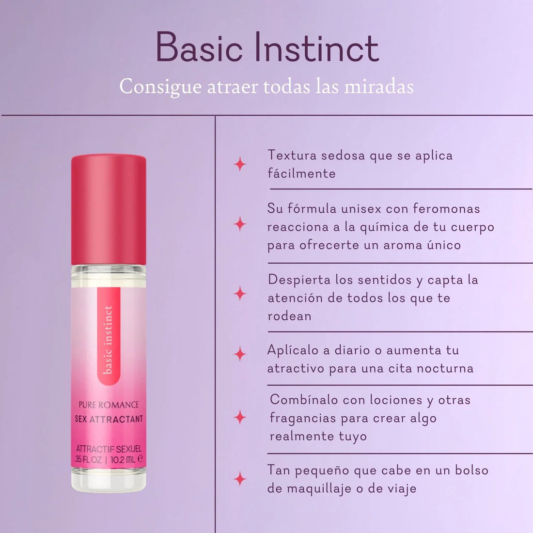 Basic Instinct – Perfume Roll-On con Feromonas