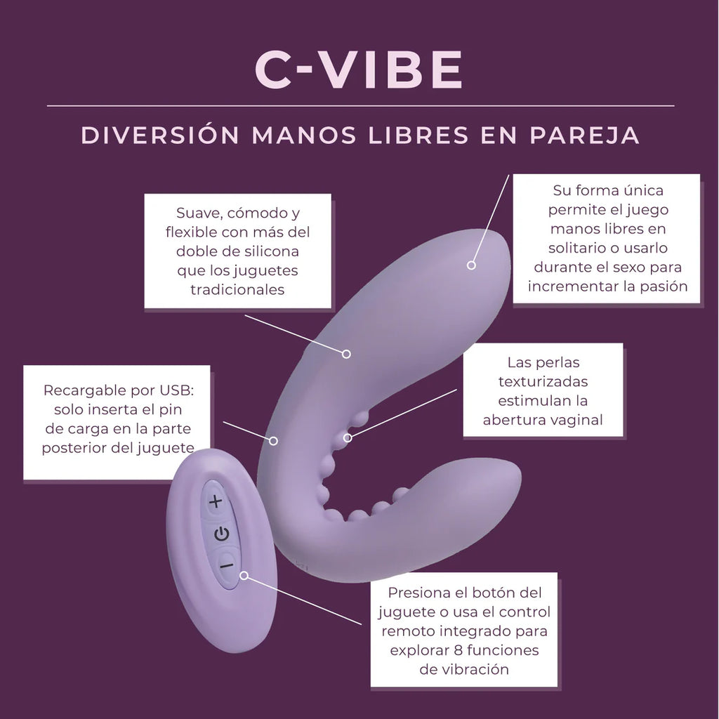 C-Vibe – Vibrador de Pareja con Control Remoto