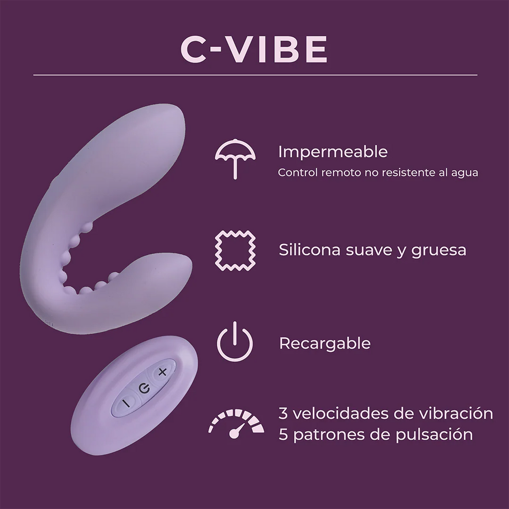 C-Vibe – Vibrador de Pareja con Control Remoto