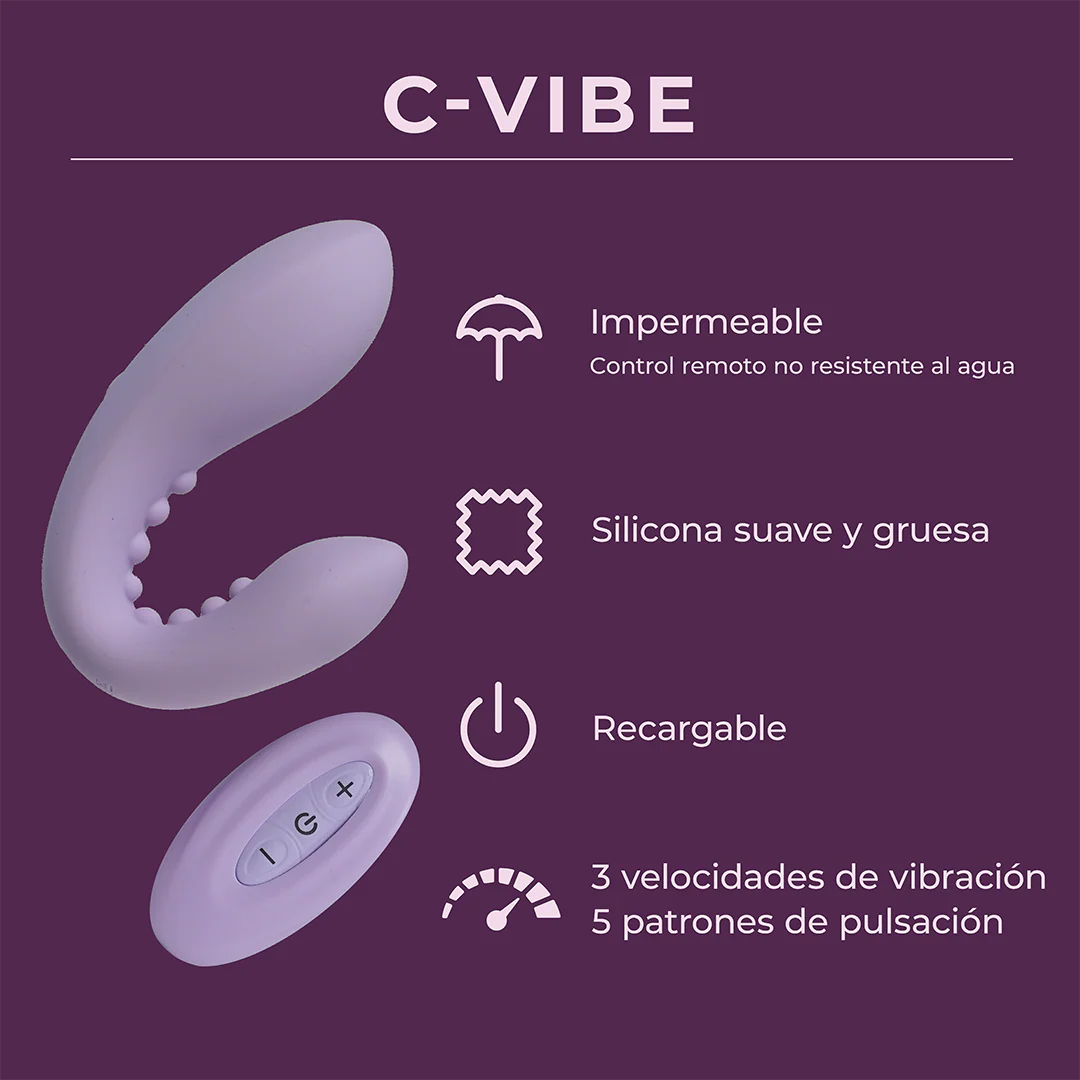 C-Vibe – Vibrador de Pareja con Control Remoto