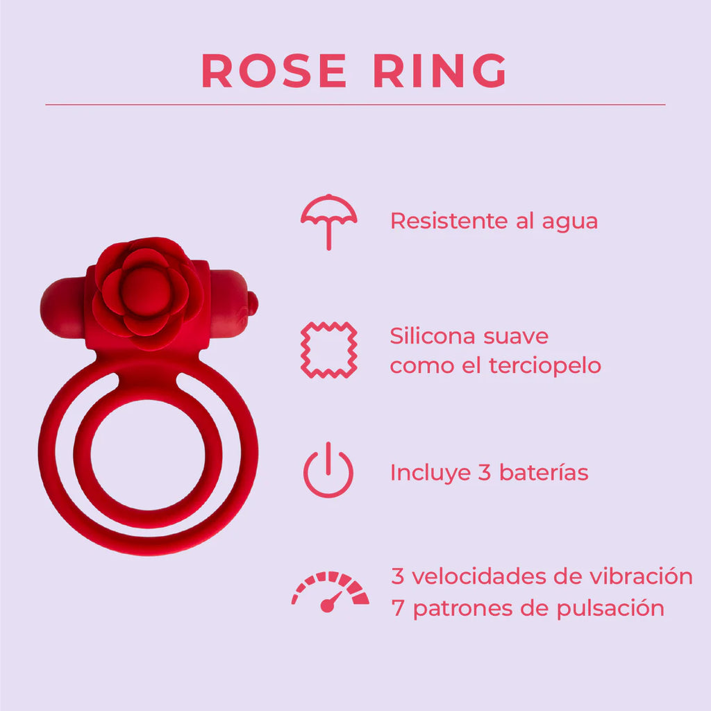 Rose Ring – Placer en pareja con un toque de rosa