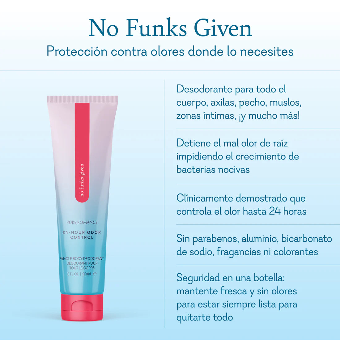 No Funks Given – Desodorante en Crema para Todo el Cuerpo