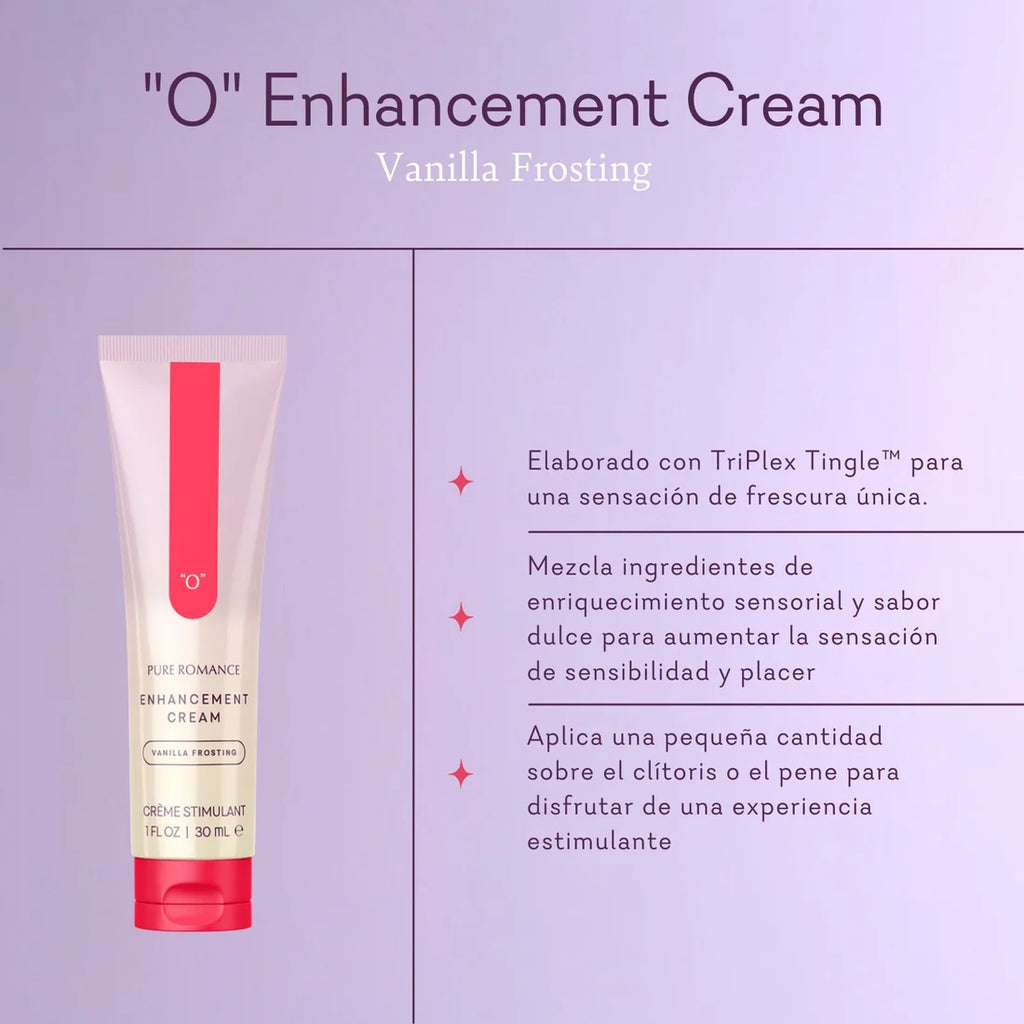 "O" Enhancement Cream – Intensifica cada momento