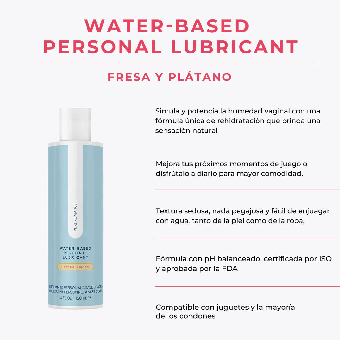 Just Like Me Lubricante Íntimo Reformulado – Strawberry Banana