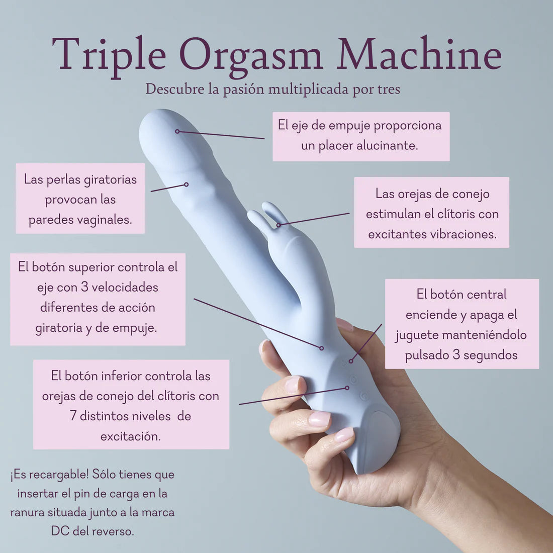 Triple Orgasm Machine – Placer multiplicado por tres